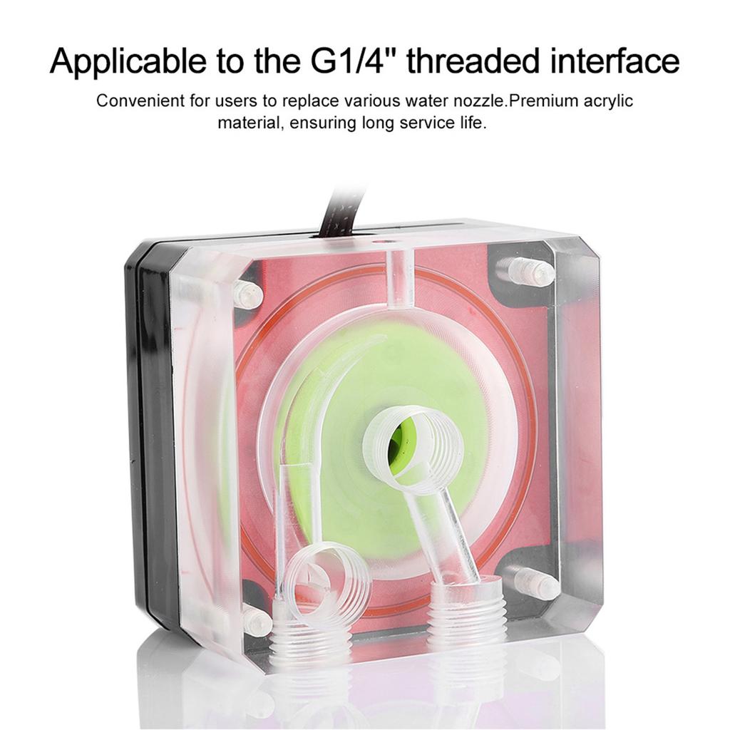 PU‑SZM4 Quiet Water Cooler Pump Computer Ultra‑thin PWM Speed Regulation 3.5M 550LH Control Pump