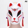 1Pc Anime Fox Masks Half Face Cat Mask Maskerade Festival Fest Cosplay rekvisitter