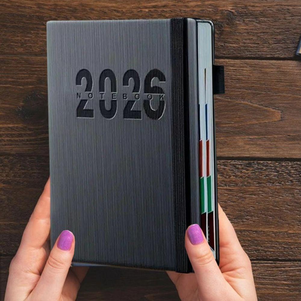 English a5 Agenda Planning Notebook 12 Months To-do List Notebook Office Work Planner  Stationery