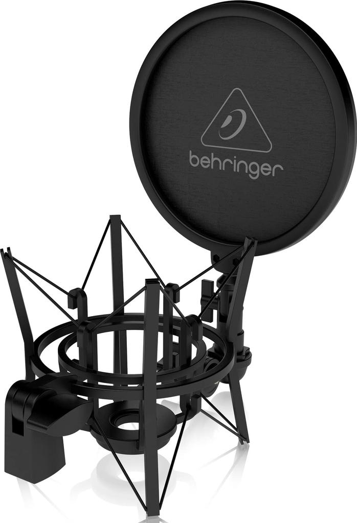 Behringer TM1 Condenser Microphone, Large Diaphragm, Cardioid Pattern, Includes XLR Cable, Dust Cover, and Shock Mount with Pop Filter