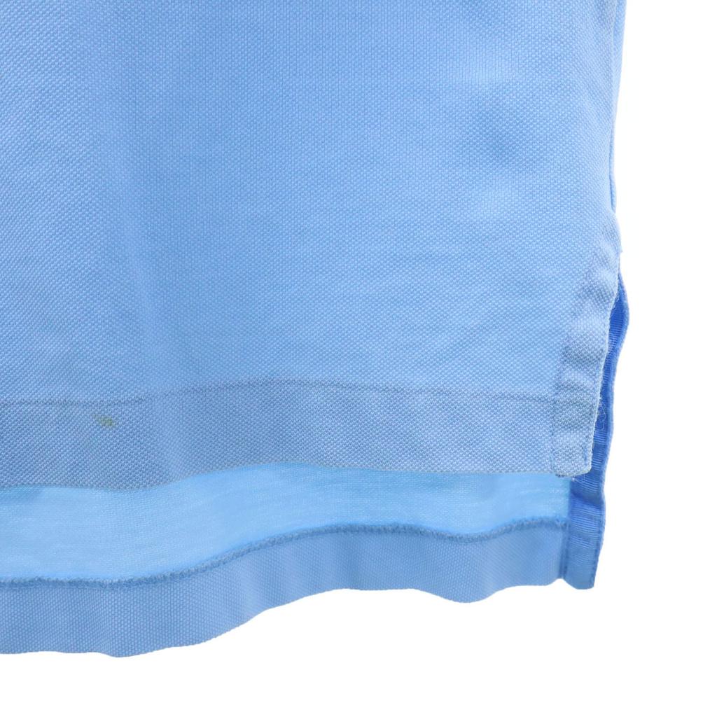Polo by Ralph Lauren Short Sleeve Polo Shirt L Blue Pima Cotton Men's Used