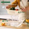 Retractable Drain Basket and Vegetable Wash Basin - Multi-functional Kitchen Sink Storage Rack