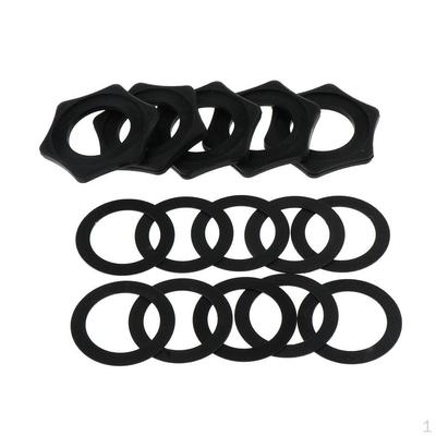 5 Set Microphone Anti-slip Anti-Rolling Mic Protective Round Ring Roller