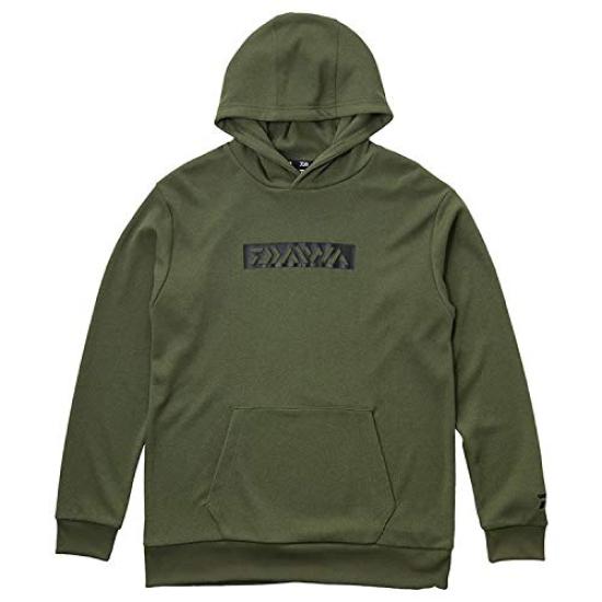

DAIWA Толстовка с капюшоном Dry Sweat Оливковая L DE-7021J