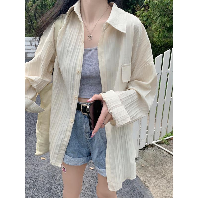 Women's Plus Size Stylish Long-Sleeve Sun Protection Lightweight Summer Jacket - Belly Covering, Slimming, Casual Fit for a Flattering Look