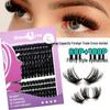 Fluffy D Curl False Eyelashes - DIY Individual Lashes 30P, 60P, 80P, 100P