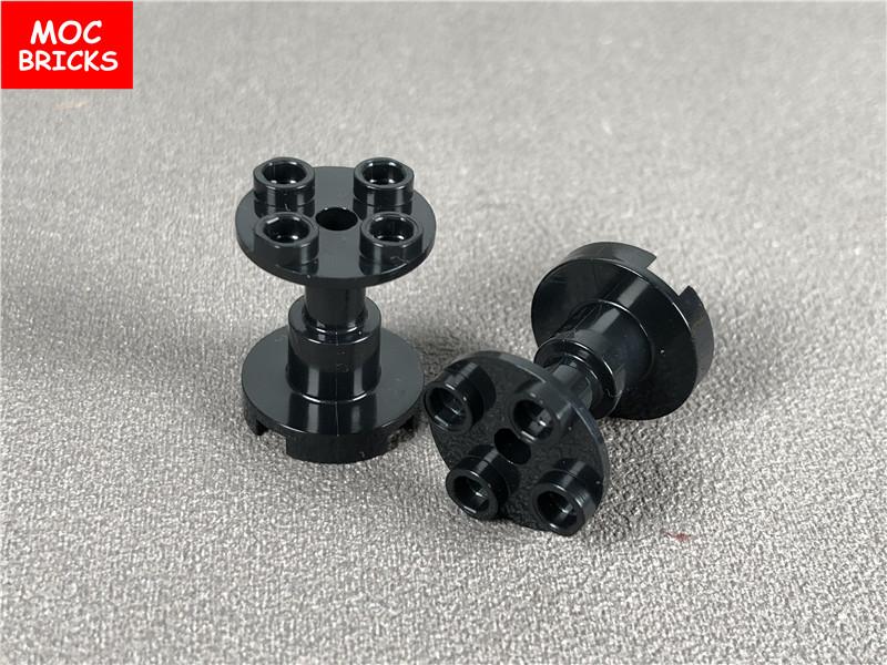 10pcs/lot MOC Bricks DIY Brown Black Support 2x2x2 Stand with Complete Hole 3940b Building Block Toys for children Xmas gift