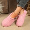 Plush Teddy Bear Slippers, Non Slip Sole, Comfortable and Warm Casual Shoes for All Seasons, Men's and Women's Home Slippers