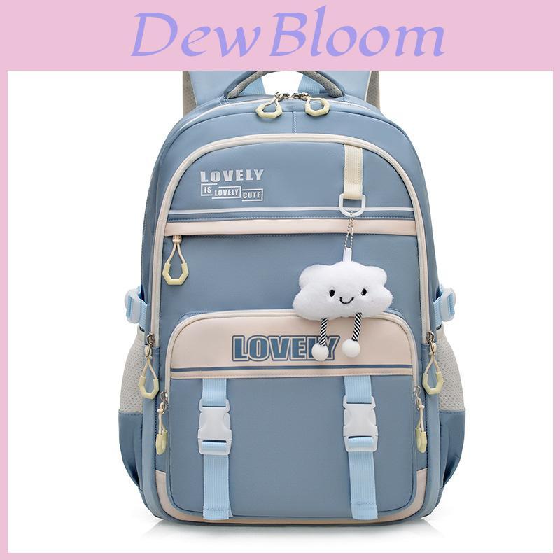 Minimalist Girls Backpack For Middle Schoolers With Large Capacity And Loadreducing Nylon Material For School Use