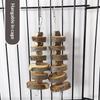 Natural Wood Grass Sticks Chew Toy String, Hanging Treat for Rabbits Guinea Pigs Hamsters Chinchillas, Small Animal Teeth Grindi