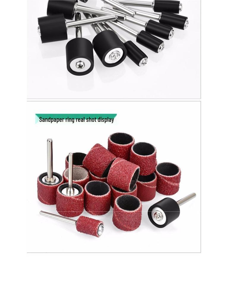 Electric Grinder Sandpaper Ring & Polishing Tool for Wood, Nails, Metal, Rust, Bodhi Peeling