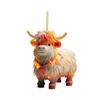 2023 Colorful Cute Acrylic Cow Car Accessory Adorable Cartoon Style For Decor Vehicle