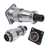 3 Pin Aviation Connector Zinc Alloy Waterproof WS20 Aviation Male Female Plug AC 500V