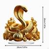 Year of The Snake Acrylic Sign Chinese Lunar Decoration Artwork Desktop Ornament for