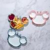 Silicone Sucker Tableware For Baby Cartoon Crab Anti-Fall Dinner Plate Infant Kids Supplementary Food Bowl Soft Dishes