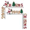 Christmas Charm Corner Door Frame Decor Wooden Aesthetic Decorations for Wall