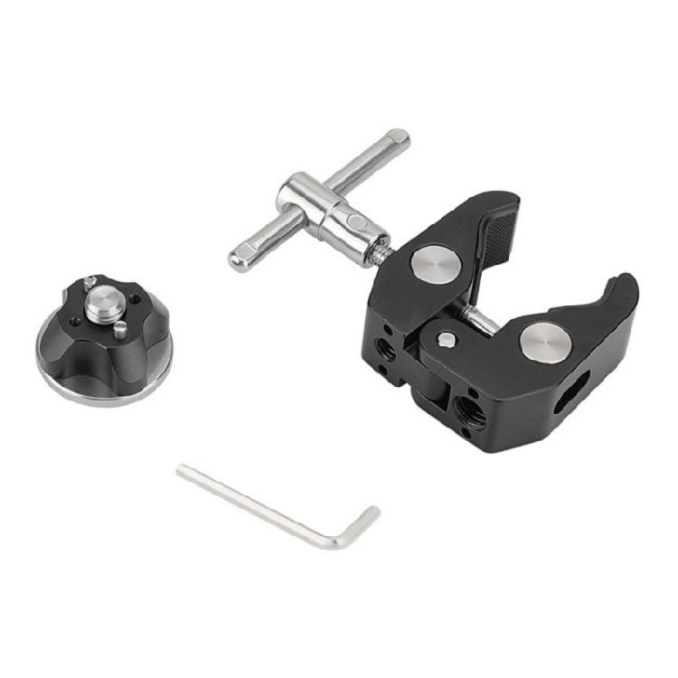 Aluminium M6 Rosette Mount DSLR Camera Rig M6 Thread Holes Clamp with Rosette Mount For DSLR Camera Accessoires 1