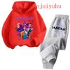 Streetwear 90s Sets Children Hoodies Kpop Demon Hunters Pullover Sweatshirt Anime Trucksuit Cartoon Girls Boy Kids  Clothes