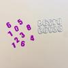 Numbers Cutting Dies Metal Stencil Template Mold Decoration for Home School