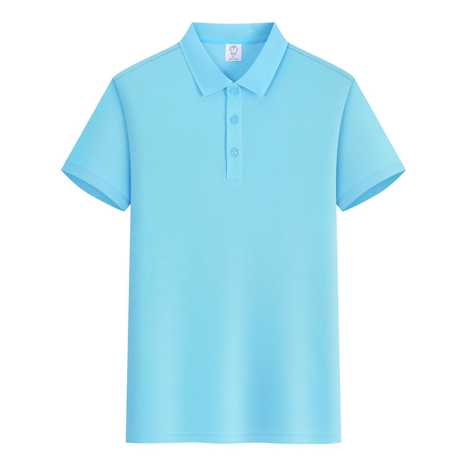 

Customized Short-Sleeve Polo Shirts with Embroidered Logos - Asian & European Sizes L