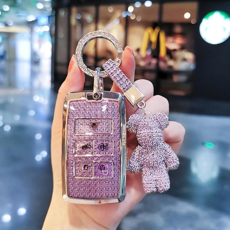 For Land Rover Keycase Discovery Sport Defender Range Rover Evoque Jaguar XFL XEL FPACE XJ Keycover Keyshell Keychain Car Keys