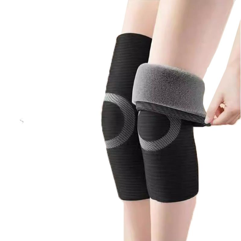 

Наколенники Зимние Теплые Наколенники Наколенники для Занятий Спортом на Открытом Воздухе Теплый Велосипедный Аксессуар Зимние Бархатные Утолщенные Наколенники из Кроличьего Меха XL one pack