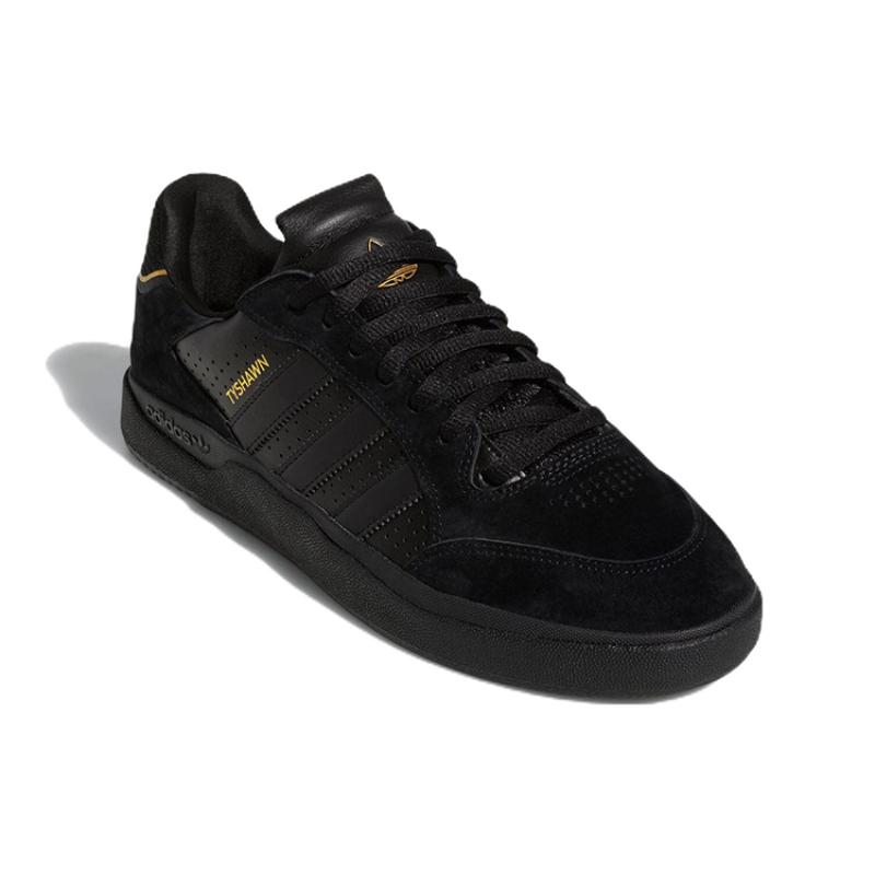 Adidas Tyshawn Low 'Black Gold Metallic' Sneakers GW3178