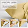 Q&J Fabric Co. Bedding Pillow Cases Standard Size Set of 2 – Soft Brushed Microfiber Pillow Cover, Wrinkle-Free, Fade-Resistant, Envelope Closure