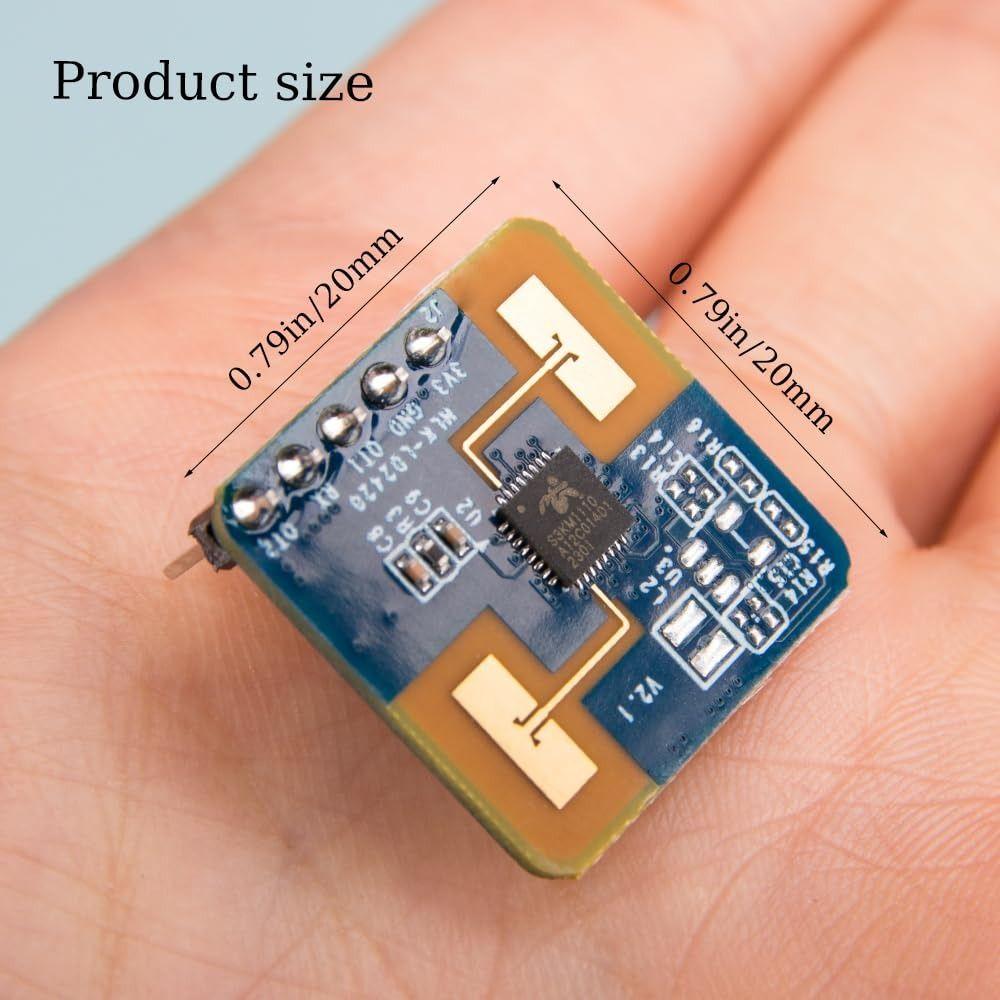 8m Range LD2420 Radar Sensor GPIO Output Micro Motion Detection Sensor Human Presence Sensor HVAC