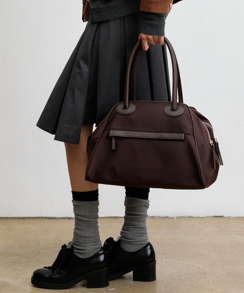 Christine Project Two Zipper Bag Nylon Original(Choco Syrup)