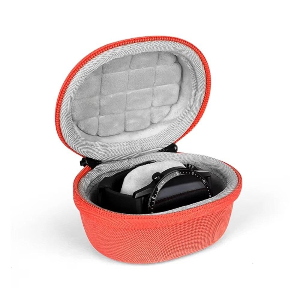 

New Hard EVA Watch Travel Case Shockproof Zipper Earphone Storage Bag Protective Waterproof Headset Pouch Box Travel оранжевый