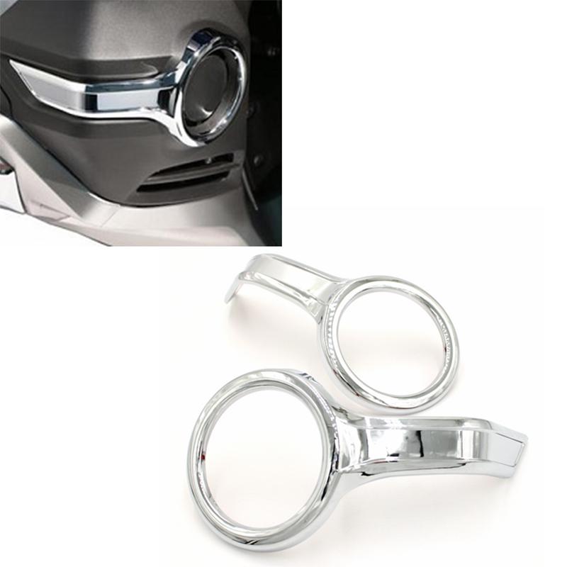 Fog Light Trim Covers for Honda Gold Wing GL1800 Tour F6B 2018-2026 Motorcycle Front Bumper Lamp Ring Decoration