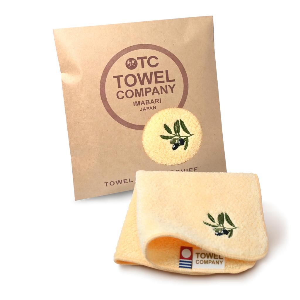 TOWEL COMPANY Imabari Havlu Mendil [13 Çeşit] 22x22cm Hediye Nakışlı Çiçekli Botanik Bahçesi