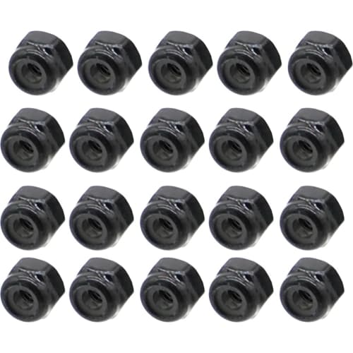 

Audio Fan M2 Lock Nuts, Hex Head, Anti-Loosening, Zinc Plated Steel, 2mm Diameter, Set of 20