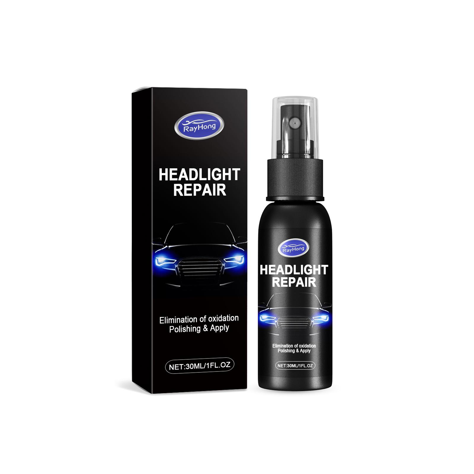 

RAYHONG Спрей для ремонта автомобильных фар Полировка царапин на абажуре автомобильных фар Ремонт автомобильных фар Восстановление Ремонтное средство