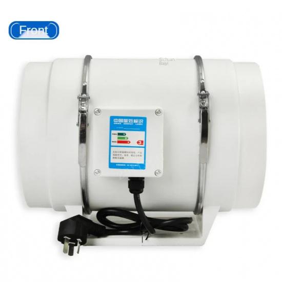 

3 4 5 6 Exhaust Fan Silent Inline Pipe Duct Fan Bathroom Extractor Ventilation Kitchen Toilet Wall Air Clean Ventilator 4inch 100mm