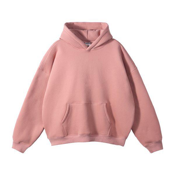 European & American Trendy Oversized Fleece-Lined Hooded Sweatshirt - Autumn/Winter Collection