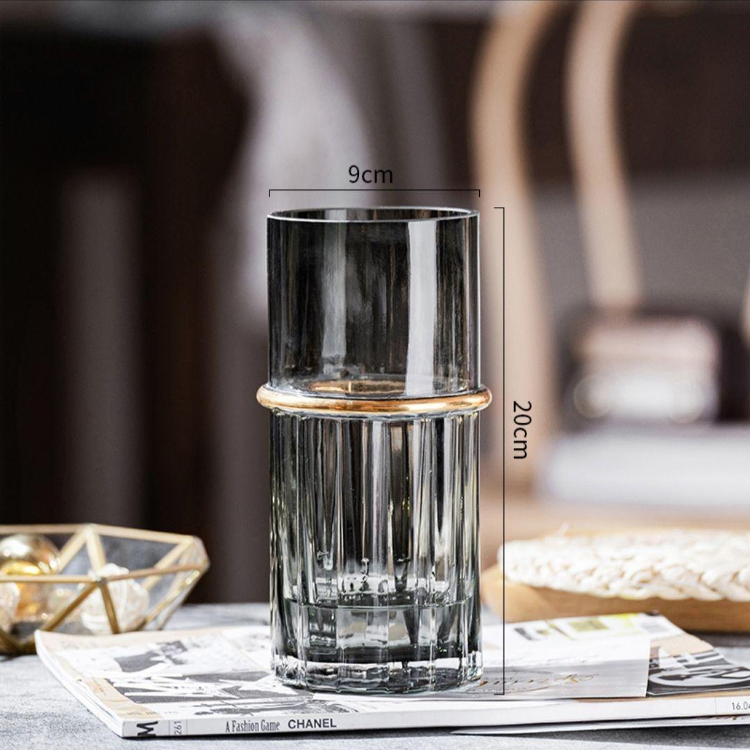 

Ваза Стеклянная ваза Украшение дома Украшения Цветочная композиция Может держать воду Ваза для цветов S