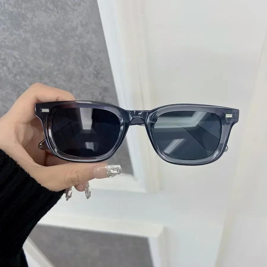 Classic Square Sunglasses Women Men Minimalist Fashion Female Male Retro Casual