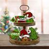 Christmas-themed Christmas Ornaments; Tray Decorations - Wooden Christmas Ornaments 6pcs; The Perfect Christmas Tradition!