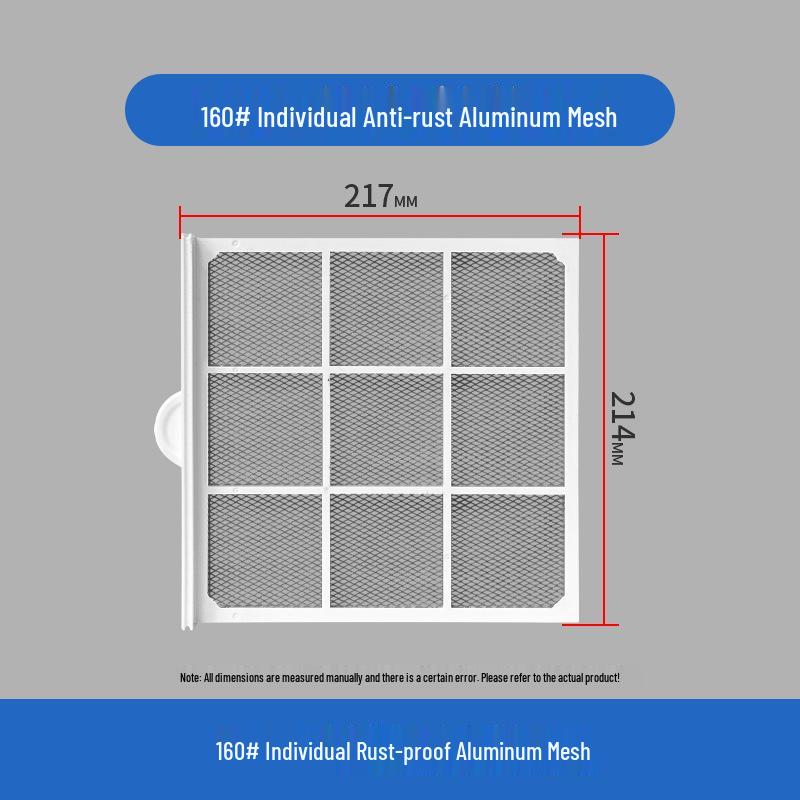Ventilation Inlet Filter with Anti-Mosquito Mesh