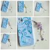 Phone Pendant Jellyfish Phone Charm Crystal Star Mobile Phone Chain Y2K Phone Lanyard  Bag Decor