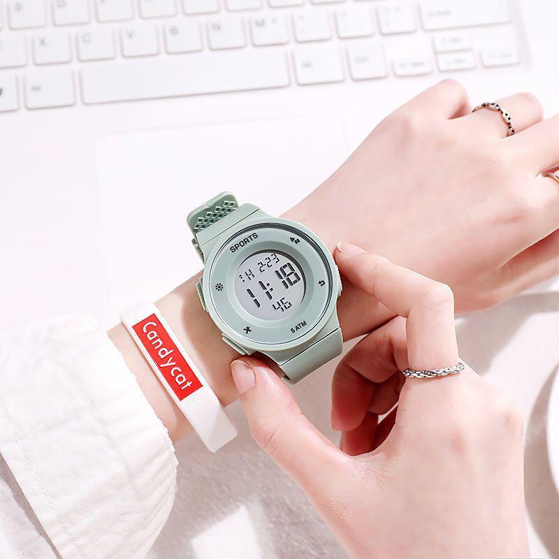 

Унисекс Водонепроницаемые Светящиеся Электронные Спортивные Часы для Подростков и Детей