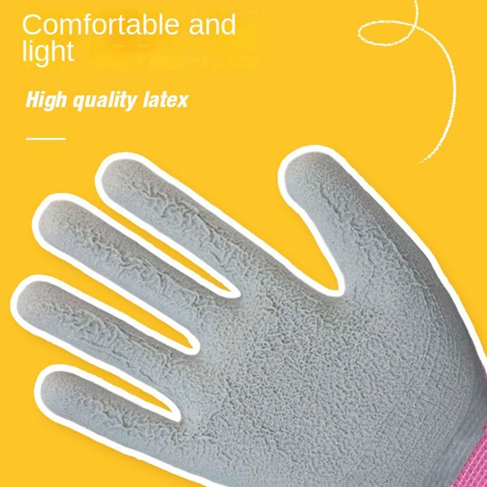 Waterproof Children Protective Glove Non-Slip Garden Glove Cartoon Work Gloves  Planting