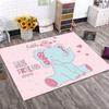 Cute Cartoon Elephant Cow Carpet Mat Pink Heart Kids Rug for Nursery Bedroom Play Area Home Decoration Little FRIEND HELLO Rugs