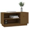 814407 vidaXL Meuble TV Marron miel 80x35x40,5 cm Bois de pin massif