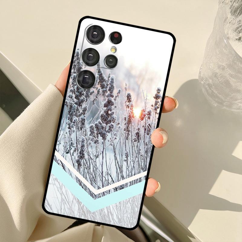 Forest Geometry Wood Nature Phone Case For Samsung Galaxy S20 FE S21 FE S22 Ultra Note20 Note10 S8 S9 S10 Plus Cover