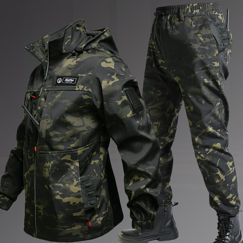 Luxury Training Suit Men Men's Sports Suits Tracksuit Sports Suit Man Clothes Waterproof Windproof and Warm Assault Suit