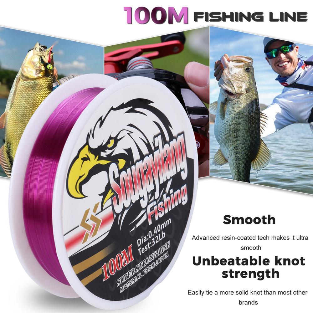 Cumpără Fluorocarbon Fishing Line Carp Boat Rock Fishing Line 100m Nylon Fishing Line Fishing