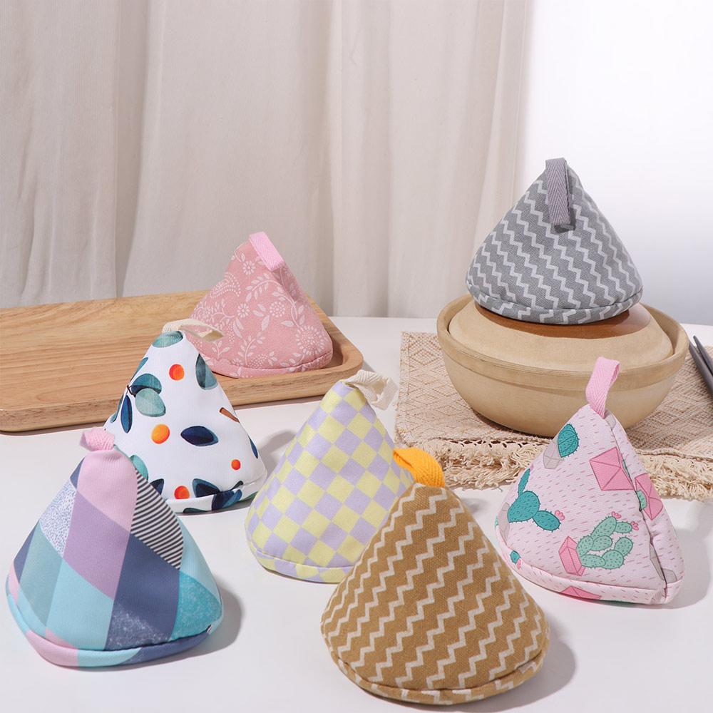 Insulation Anti-Scalding Pot Triangle Hat Cloth Cover Pot Holder Hand Protector Pot Handle  Kitchen